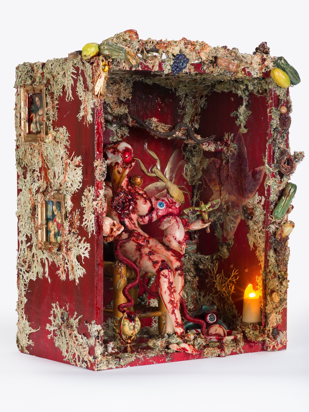 La boîte à Vierge à l’enfant – vue gauche